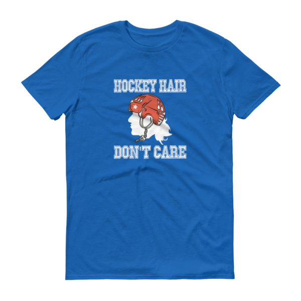 Hockey Hair Don’t Care – Men’s T-Shirt