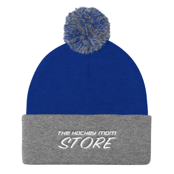 Hockey Mom Store – Pom Pom Knit Cap