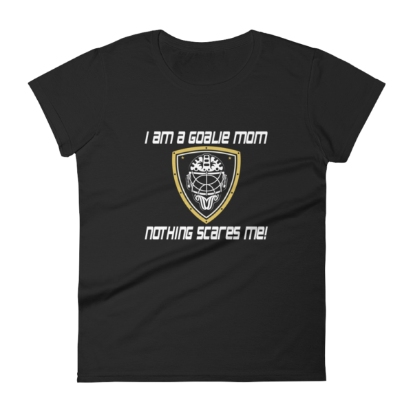 Hockey Mom Will Yell Loudly – Women’s T-Shirt