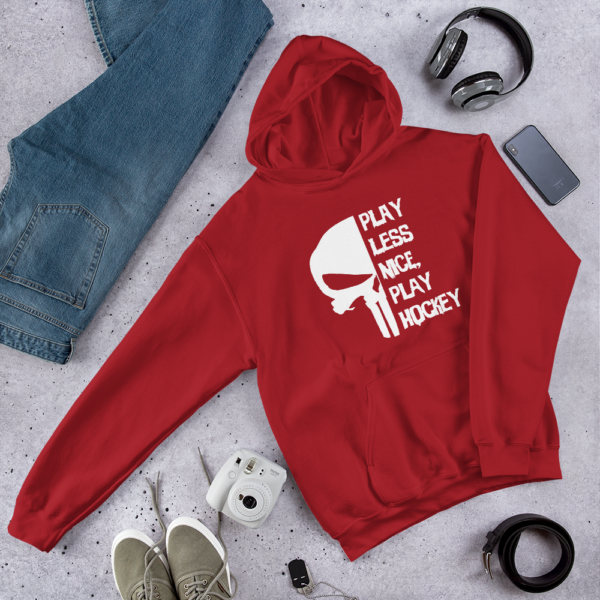 Play Less Nice, Play Hockey – Hoodie