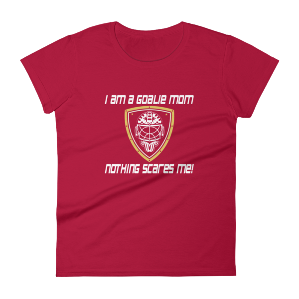 Hockey Mom Will Yell Loudly – Women’s T-Shirt