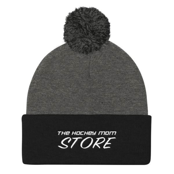 Hockey Mom Store – Pom Pom Knit Cap