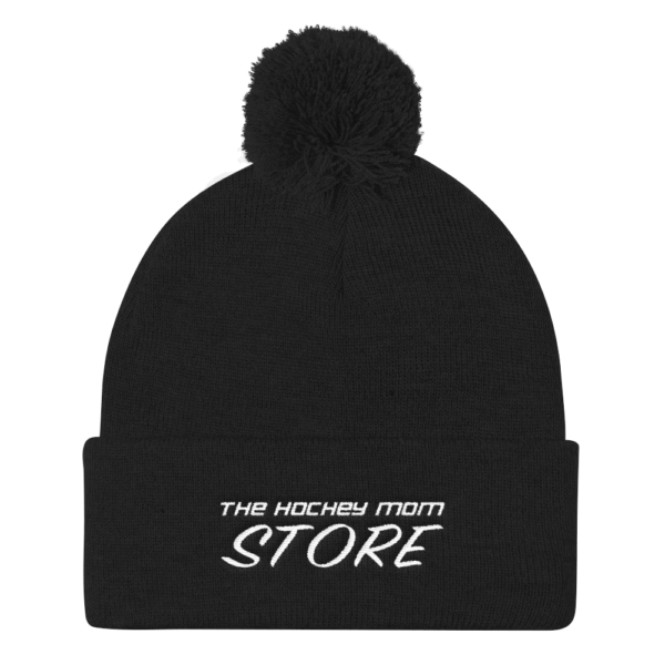 Hockey Mom Store – Pom Pom Knit Cap