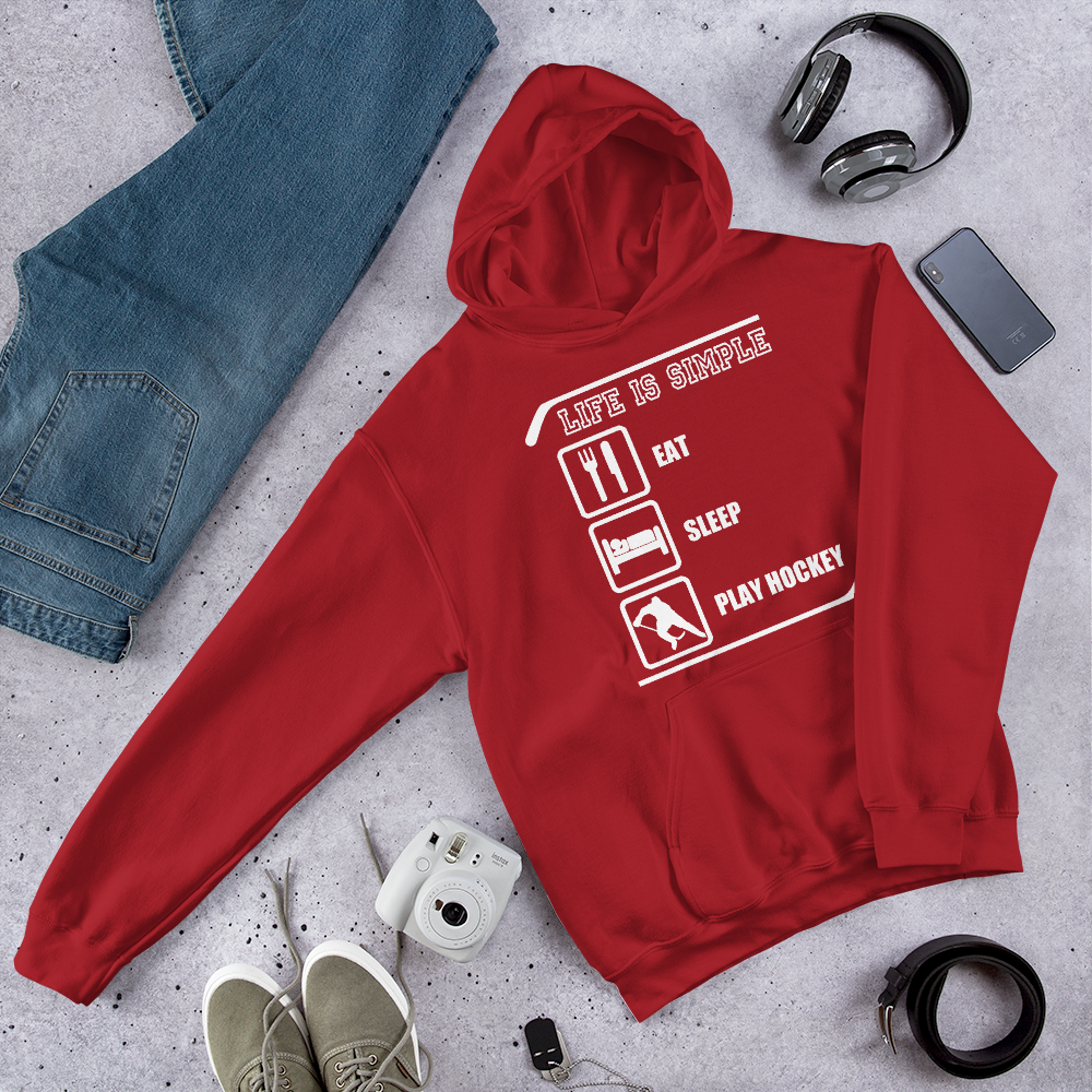 Hockey Life is Simple Hoodie