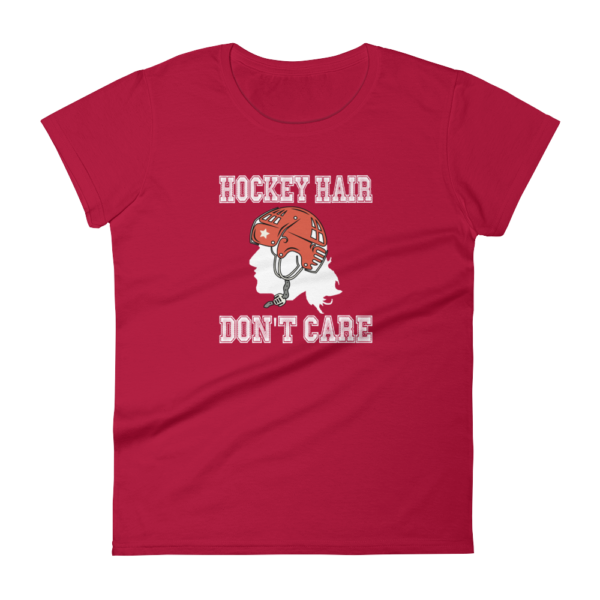 Hockey Hair Don’t Care – Women’s T-Shirt