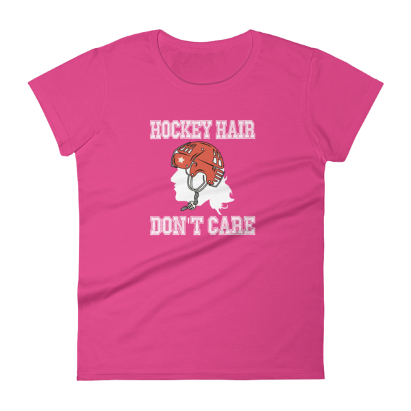 Hockey Hair Don’t Care – Women’s T-Shirt