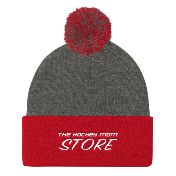 Hockey Mom Store – Pom Pom Knit Cap