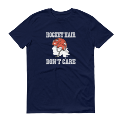 Hockey Hair Don’t Care – Men’s T-Shirt