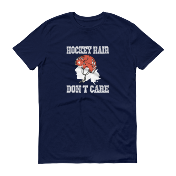 Hockey Hair Don’t Care – Men’s T-Shirt