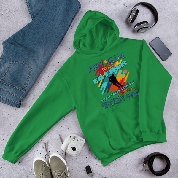 Any Man Hockey Dad - Hoodie - Image 6