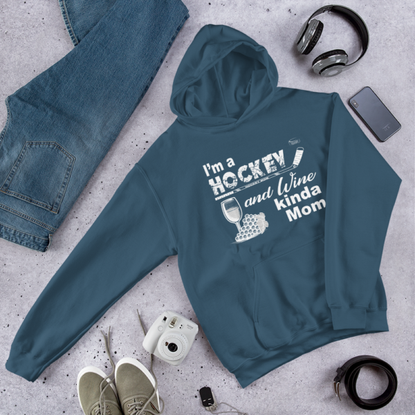 Hockey and Wine - Hoodie - Image 3