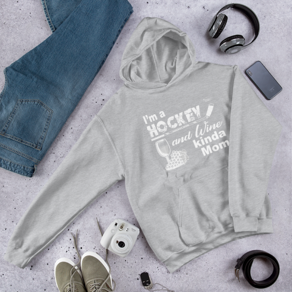 Hockey and Wine - Hoodie - Image 4