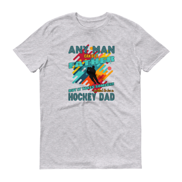 Any Man Hockey Dad - Men's T-Shirt - Image 4