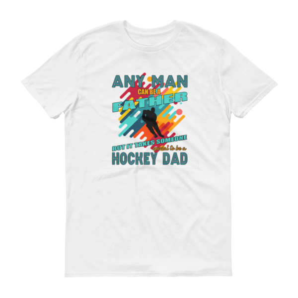 Any Man Hockey Dad - Men's T-Shirt - Image 2