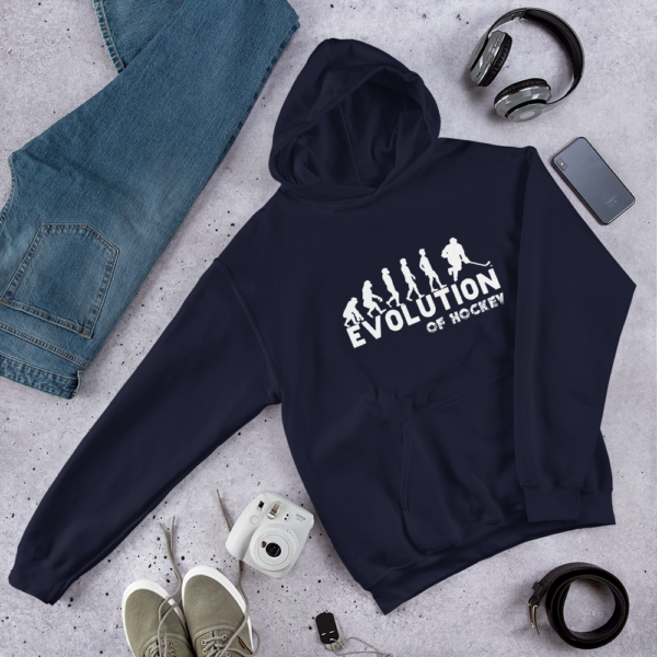 Evolution of Hockey - Hoodie - Image 2