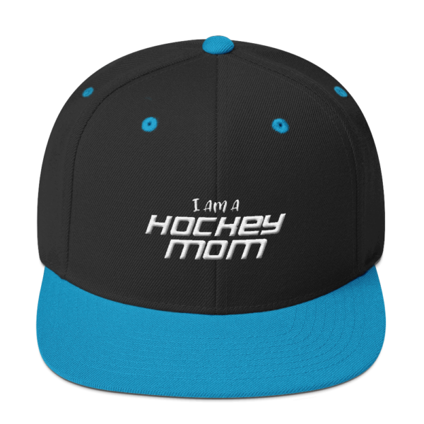 I Am A Hockey Mom - Snapback Hat - Image 2