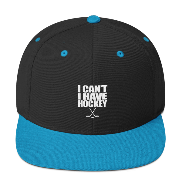 I Can't I Have Hockey - Snapback Hat - Image 2