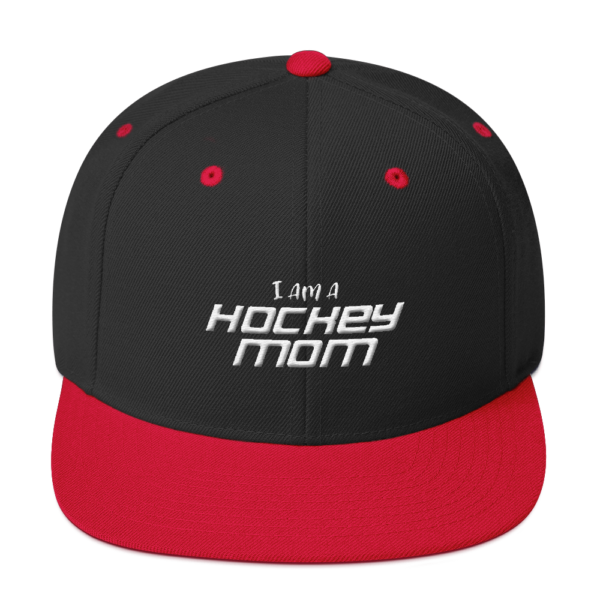 I Am A Hockey Mom - Snapback Hat - Image 4