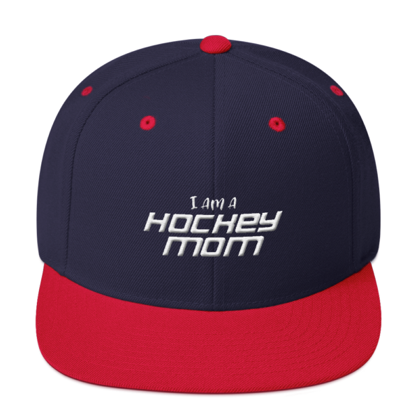 I Am A Hockey Mom - Snapback Hat - Image 7