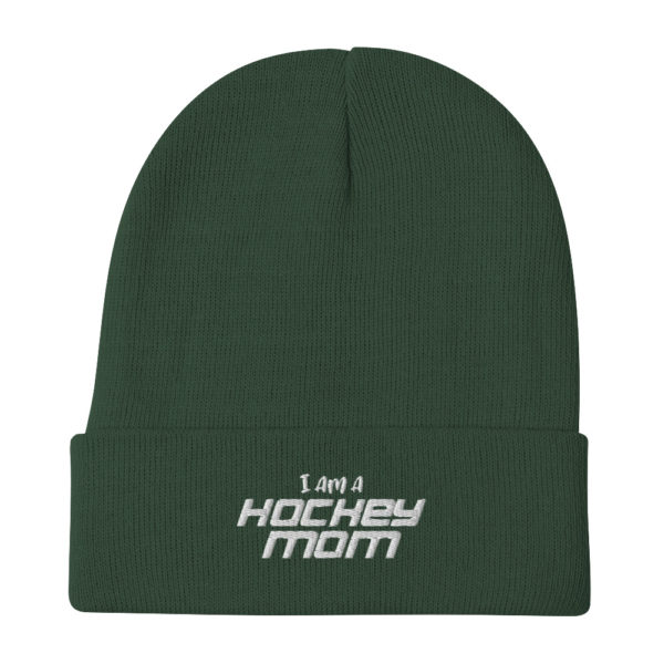 I am a Hockey Mom - Embroidered Beanie - Image 4