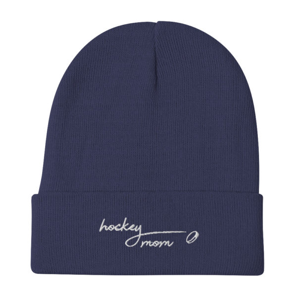 Hockey Mom 2 - Embroidered Beanie - Image 3