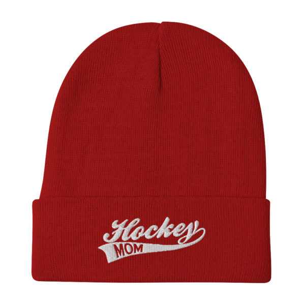 Hockey Mom - Embroidered Beanie - Image 2