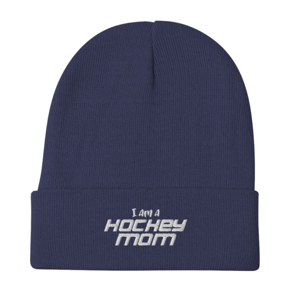 I am a Hockey Mom - Embroidered Beanie - Image 3