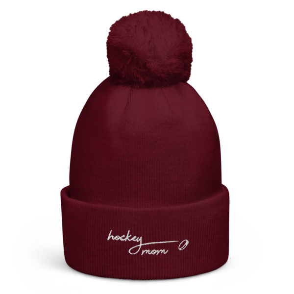 Hockey Mom 2 - Pom Pom Beanie - Image 2