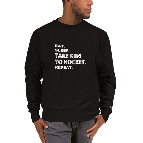 Take Kids to Hockey Champion Sweatshirt - Image 4