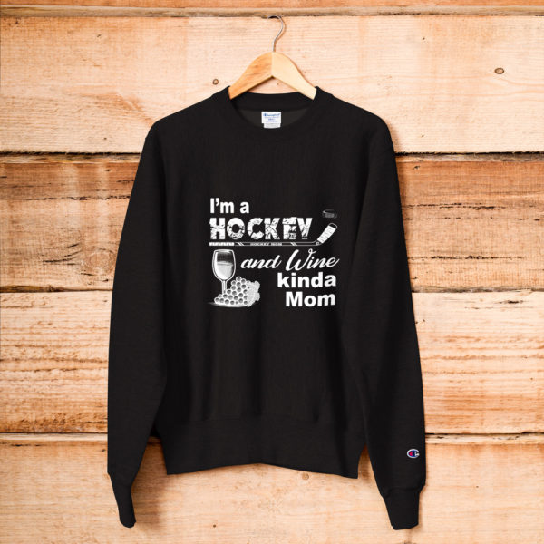 Hockey and Wine Champion Sweatshirt - Image 4