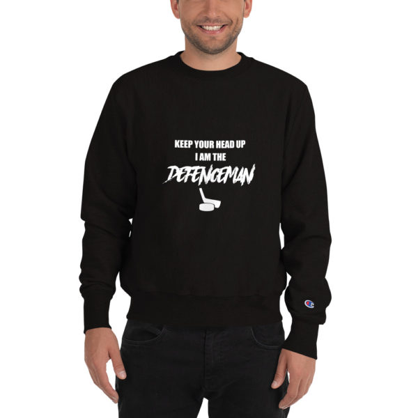 I am the Defenceman Champion Sweatshirt - Image 3