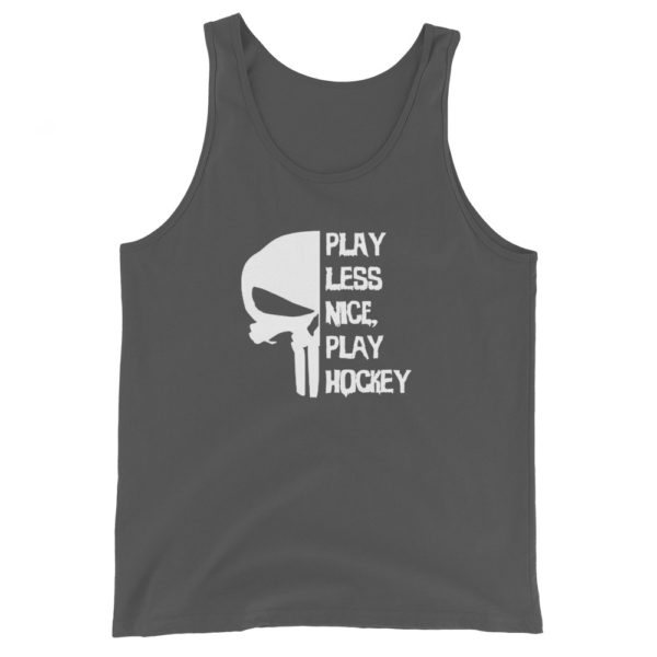 Play Less Nice Play Hockey Unisex Tank Top - Image 10