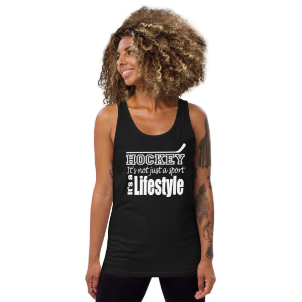 Hockey Lifestyle Unisex Tank Top - Image 5