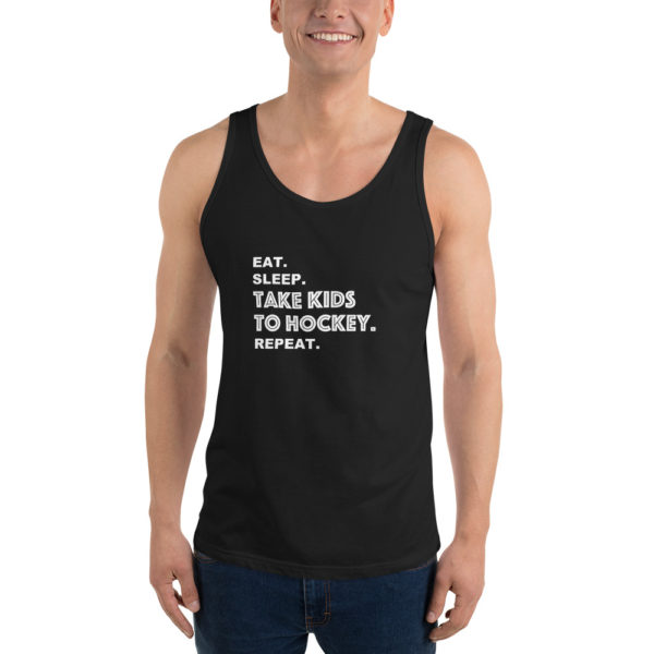 Take Kids to Hockey Unisex Tank Top - Image 2