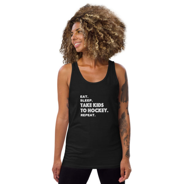 Take Kids to Hockey Unisex Tank Top - Image 5