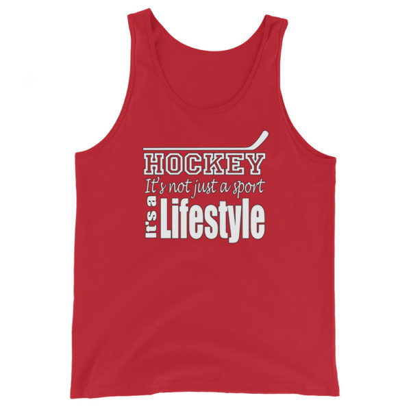 Hockey Lifestyle Unisex Tank Top - Image 7