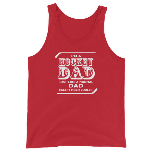 Hockey Dad Unisex Tank Top - Image 7