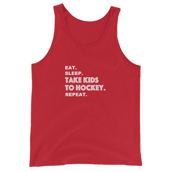 Take Kids to Hockey Unisex Tank Top - Image 7