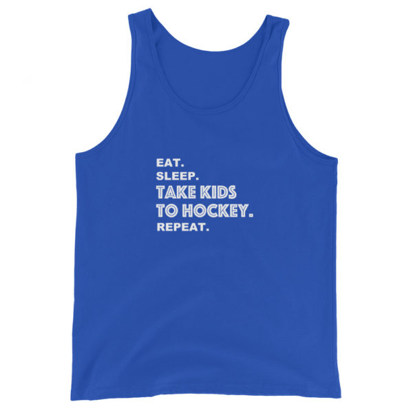 Take Kids to Hockey Unisex Tank Top - Image 9