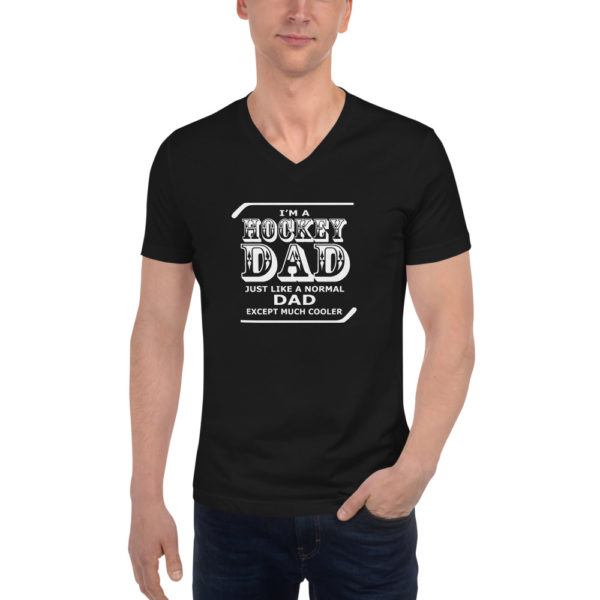 Hockey Dad Men's V-Neck T-Shirt - Image 2