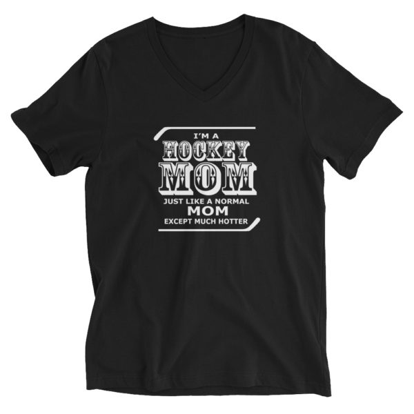 Hockey Mom Women's V-Neck T-Shirt