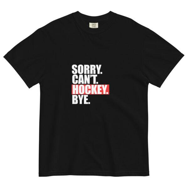 Sorry Can't Hockey - Men's T-Shirt